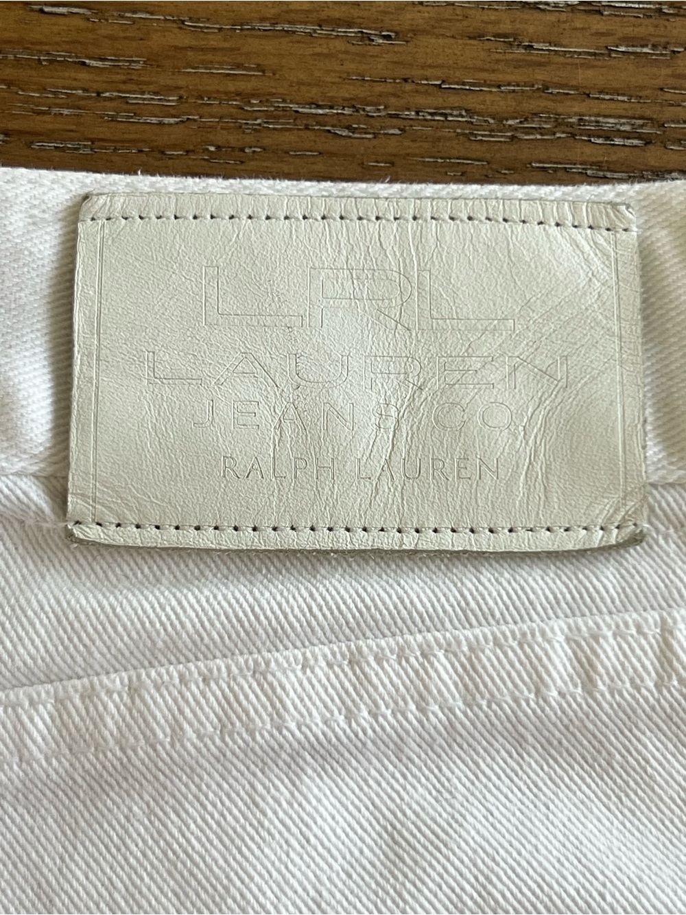 Ralph Lauren Green Label Classic Straight‎ White Jeans Size 6 - Picture 6 of 14